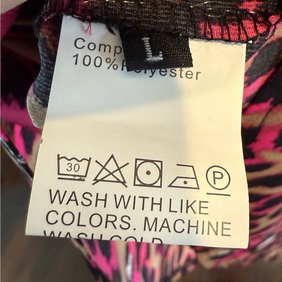 Pink Leopard Print Sleeveless Midi Dress - Picture 5 of 5